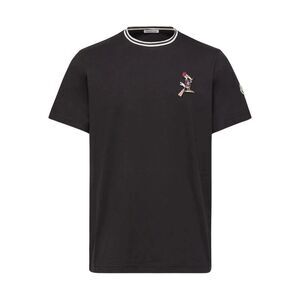 Moncler Black T-Shirts & Vests - T-Shirts Men